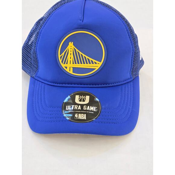 NBA Other - Golden State Warriors NBA Blue Ultra Game Trucker Snap Back Mesh Hat Cap New